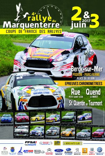Affiche Rallye du Marquenterre 2017