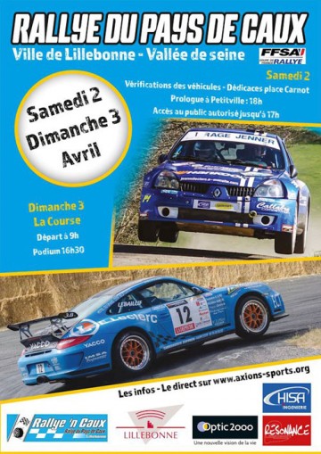 Affiche Rallye du Pays de Caux 2016