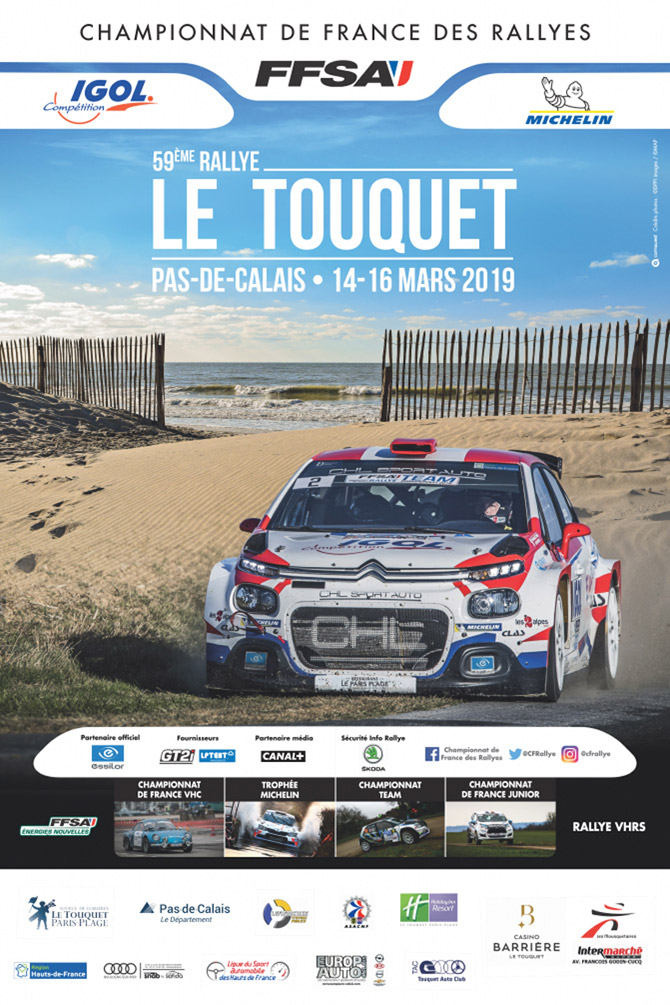 64ème Rallye Automobile - Le Touquet/Pas-de-Calais à LE TOUQUET-PARIS-PLAGE  - Office du tourisme du Touquet-Paris-Plage en Côte d'Opale
