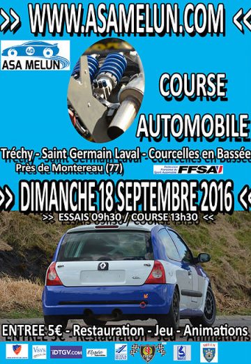 Affiche Course de Côte de Tréchy 2016