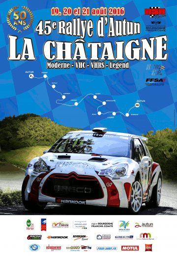 Affiche Rallye d’Autun 2016