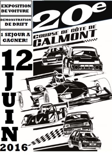 Affiche Course de Côte de Calmont 2016