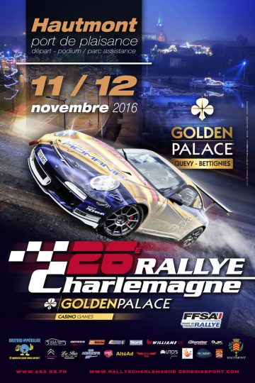 Affiche Rallye Charlemagne 2016