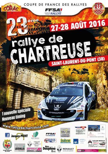 Affiche Rallye de Chartreuse 2016