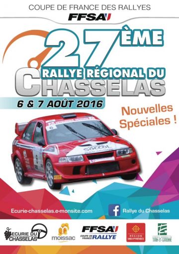 Affiche Rallye du Chasselas 2016