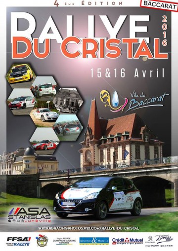 Affiche Rallye du Cristal 2016
