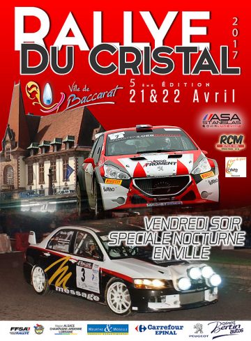 Affiche Rallye du Cristal 2017
