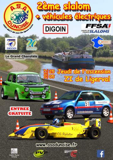 Affiche Slalom de Digoin 2017