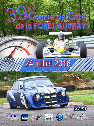 Affiche Course de Côte de La Forêt-Auvray 2016