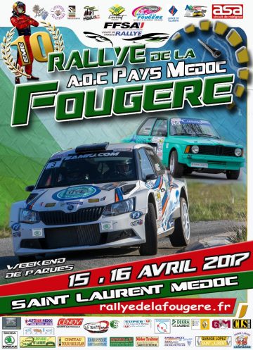 Affiche Rallye de la Fougère 2017
