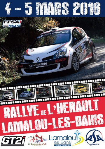 Affiche Rallye de l’Hérault 2016