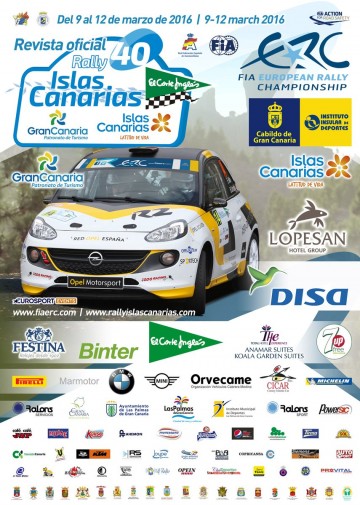 Affiche Rallye des Îles Canaries 2016