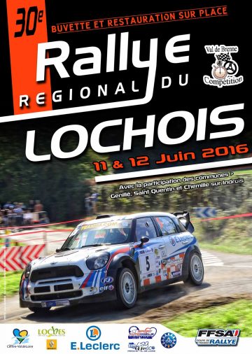 Affiche Rallye du Lochois 2016