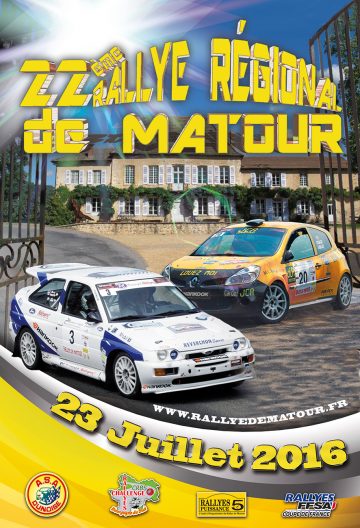 Affiche Rallye de Matour 2016
