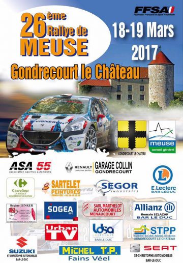 Affiche Rallye de Meuse 2017