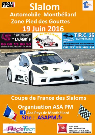 Affiche Slalom de Montbéliard 2016