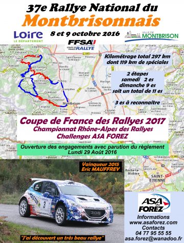 Rallye du Montbrisonnais 2016