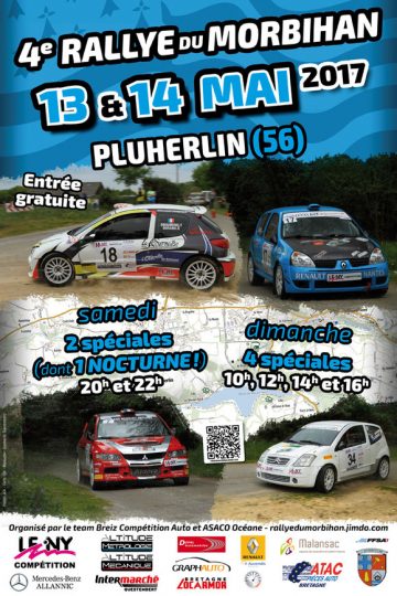 Affiche Rallye du Morbihan 2017