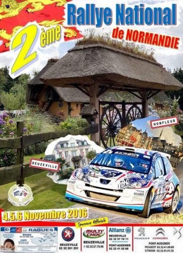 Affiche Rallye de Normandie 2016