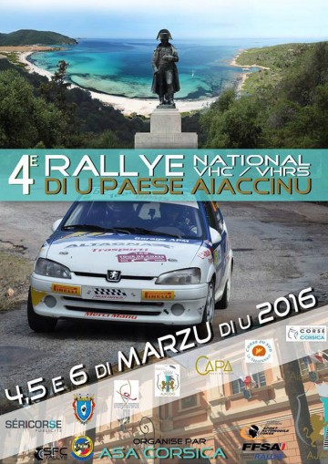 Affiche Rallye du Pays Ajaccien 2016