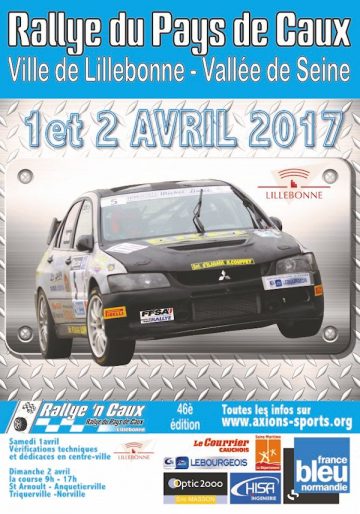 Affiche Rallye du Pays de Caux 2017