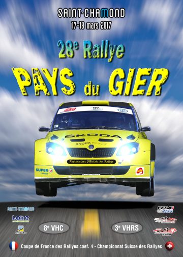 Affiche Rallye Pays du Gier 2017