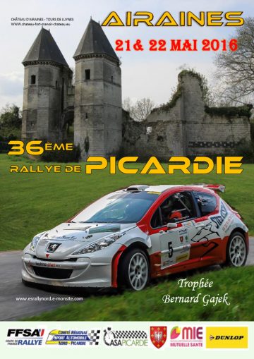 Affiche Rallye de Picardie 2016