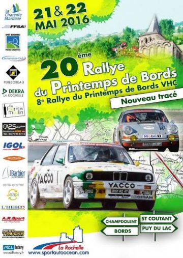 Affiche Rallye du Printemps de Bords 2016