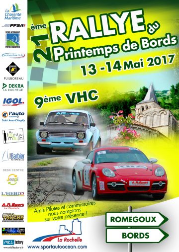 Affiche Rallye du Printemps de Bords 2017