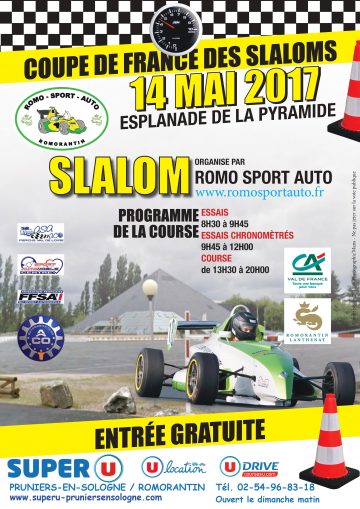 Affiche Slalom de Romorantin-Lanthenay 2017