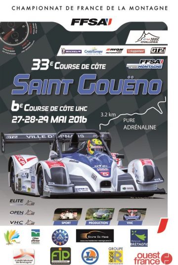 Affiche Course de Côte de Saint-Gouëno 2016