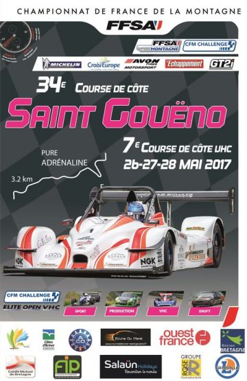 Affiche Course de Côte de Saint-Gouëno 2017
