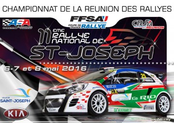 Affiche Rallye de Saint-Joseph 2016