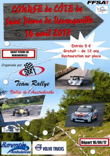 Affiche Course de Côte de Saint-Pierre-de-Varengeville 2017