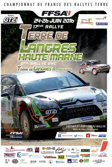 Affiche Rallye Terre de Langres 2016