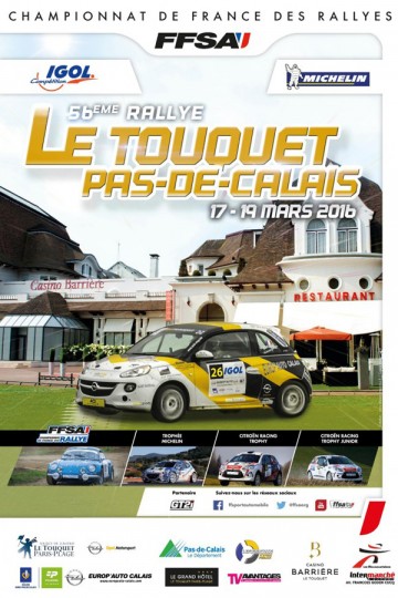 Affiche Rallye du Touquet 2016