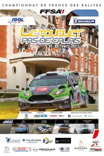 Affiche Rallye du Touquet 2017