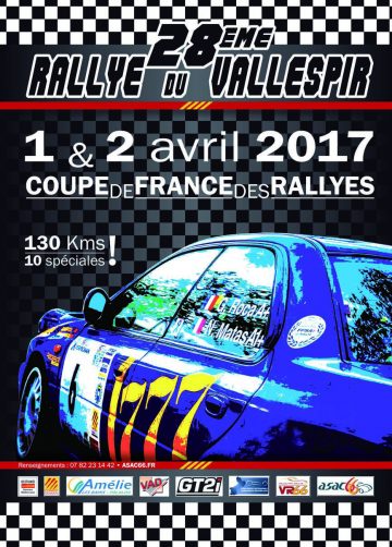 Affiche Rallye du Vallespir 2017