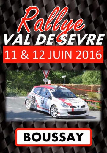 Affiche Rallye du Val de Sèvre 2016