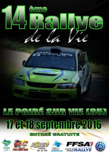 Affiche Rallye de la Vie 2016