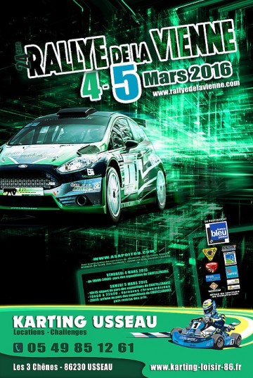 Affiche Rallye de la Vienne 2016
