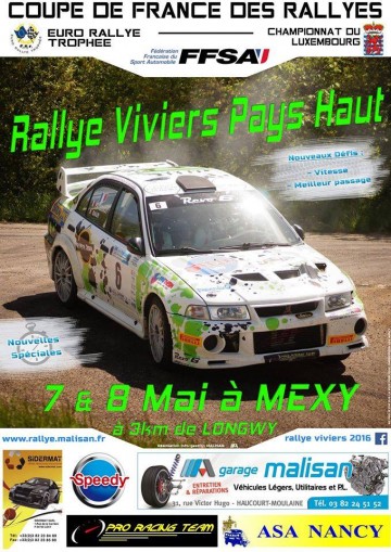 Rallye Viviers - Pays Haut 2016