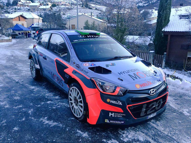 Hyundai i20 WRC - Hayden Paddon - Rallye Monte-Carlo 2016